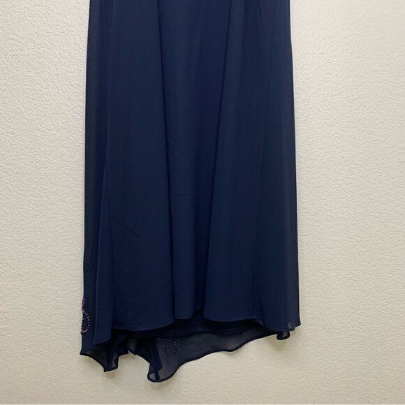 R&M Richards 2 Pieces Blue Embellished Cardigan Dress, Size 20W - Picture 7 of 13